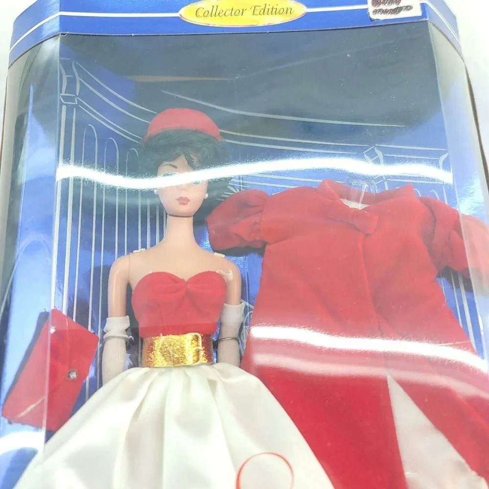 1997 Mattel Silk Flame Barbie Collector Edition Girl Black Hair Fashion Doll